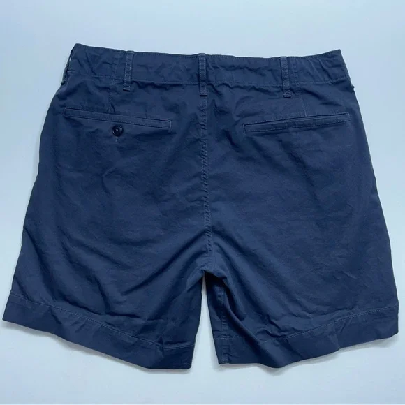 Buck Mason Deck Shorts Mens Size 30 Blue Cotton Spandex 7” Inseam Drawstring - Picture 9 of 11